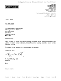 Letter Of Transmittal Ministry Of The Attorney General