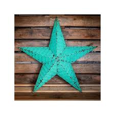 Amish Tin Barn Star Light Green Made In