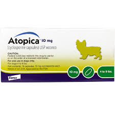 Atopica For Dogs 10 Mg 15 Capsule Pk