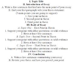 format for writing good essays source