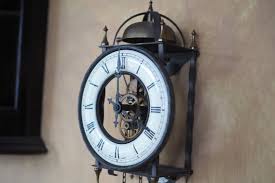 German Skeleton Mechanical Wall Clock