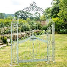 Garden Arch With Gates Romantic