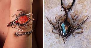 beautiful jewelry from s metal