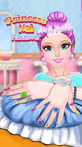 princess nail salon makeup dressup