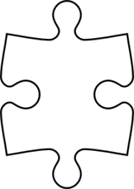 Puzzle Piece Outline Clip Art At Clker Com Vector Clip Art Online