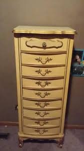 It's usually a mix of laminate and wood with a yellow tinge and gold with a good cleaning and sanding chalk paint is perfect for laminate furniture. 1950s French Provincial Bedroom Furniture Search Your Favorite Image