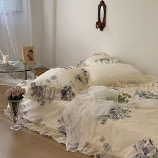 korean set pillowcase 1 5m 1 8m 2m bed