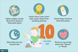 10 month old baby milestones and