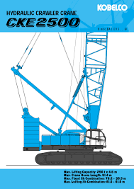 Hydraulic Crawler Crane Kobelco Cranes Pages 1 40 Text
