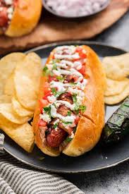 sonoran hot dogs bacon wrapped