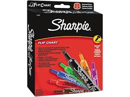 Sharpie 22478 Flip Chart Markers Bullet Tip Eight Colors 8 Set