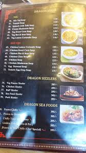 menu at kim chi korean restaurant delhi
