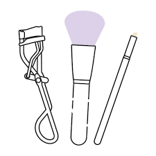 makeup tools vector icons free