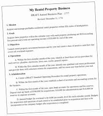Business Plans Property Ement Plan Real Estate Broker
