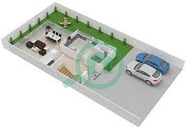 floor plans for type m 3 bedroom villas