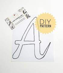 Buy Diy String Art Letter Pattern