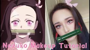 nezuko cosplay makeup tutorial demon