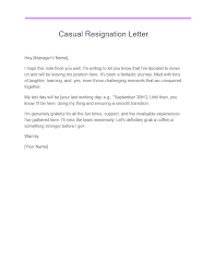 17 cal resignation letter exles
