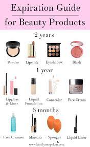 expiration guide for beauty s