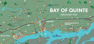 C d, e, f g. The Bay Of Quinte Discovery Map Bay Of Quinte Tourism