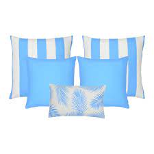 byron light blue 5 outdoor cushion