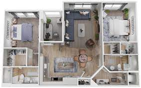 2d or 3d floor plans for apartments