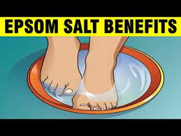 soak your feet in epsom salt