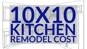 10x10 kitchen remodel cost how to