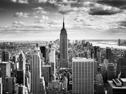 Manhattan Cityscapes Black And White