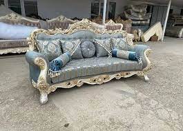 3 seater rectangular royal sofa set