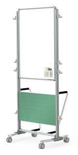 33 X 76 Whiteboard Double Sided Easel With Wheels Green