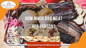 how much bbq meat per person planning