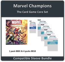 Players start each match with a premade deck of cards, from which they draw a number of cards to form a hand. Marvel Champions The Card Game Core Set Compatible Sleeve Bundle 8 Sleevekings