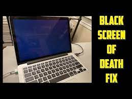 how to fix blank black macbook pro