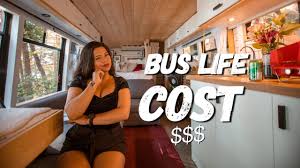 couple monthly bus life expenses how