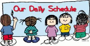 Image result for daily schedule clipart