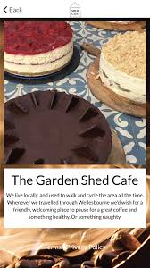garden shed cafe free app for
