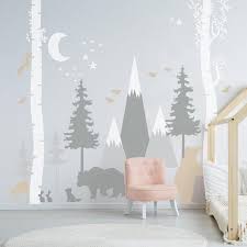 Wall Stickers Mountains Decal Nursery