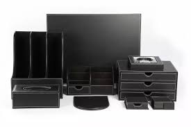 Just get rid of unnecessary things, be creative with what space you have, and sort through the paperwork you probably have stacked up. Leather Desktop Office Accessories Supplies Desk Set Buy Leather Office Desk Sets Leather Office Desktop Sets Leather Office Accessories Desktop Sets Product On Alibaba Com