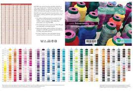 Isacord Printed Thread Chart
