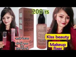 kiss beauty makeup fixer review demo
