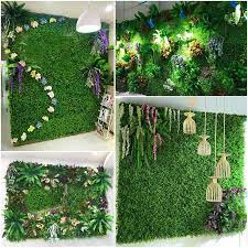 Green Plant Wall Artificial Lawn