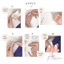how to apply acrylic nails annevolving