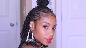 #hair #individual braids #long hair #mixed hair #pls help me. 3 Box Braids Style Tutorials You Can Do Without Extensions Naturally You Magazine