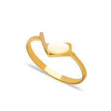 minimalist unique design plain ring