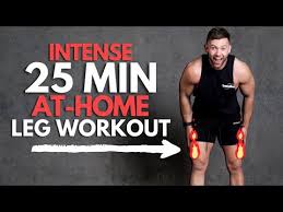 25 min at home leg workout