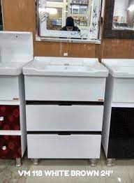 plastic vanity washbasin cabinet size