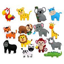 Amazon | Ａｌｍｅｎｃｌａ 動物園フェルト動物アニマルフェルト子供の誕生日プレゼント知育玩具フェルトフェルトソーイングキット十代の幼児の子供,  スタイルb | 知育時計・時計のおもちゃ | おもちゃ
