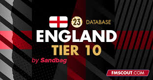 england tier 10 fm23 database fm scout