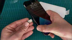How to change the SIM card of Apple iPhone 12 Pro Max Smartphone: replace  the eSIM card on IPhone - YouTube